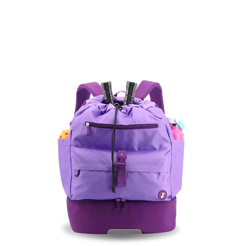 Ace Racket Sports Backpack for Tennis & Pickleball in Purple - JWorldstore