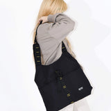 Util Tote Bag in Black/Yellow - JWorldstore