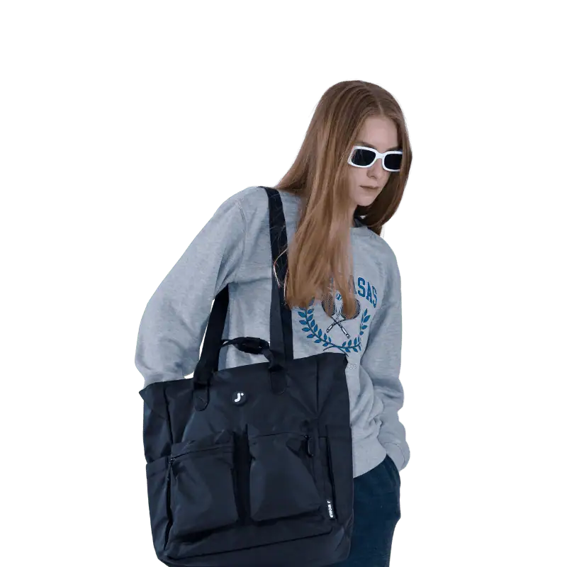Timo Casual Tote in Black - JWorldstore