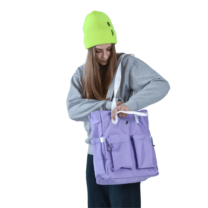Timo Casual Tote in Digital Lavender - JWorldstore