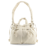 Puffy Tote in Beige - JWorldstore