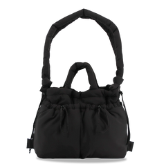 Puffy Tote in Black - JWorldstore