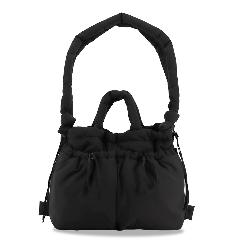 Puffy Tote in Black - JWorldstore