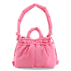 Puffy Tote in Pink - JWorldstore