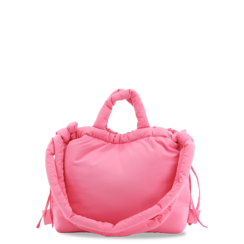 Puffy Tote in Pink - JWorldstore