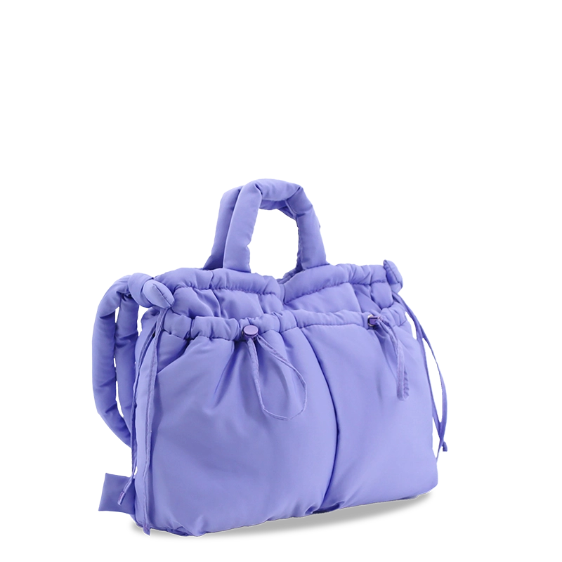 Puffy Tote in Purple - JWorldstore
