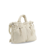 Puffy Tote in Beige - JWorldstore
