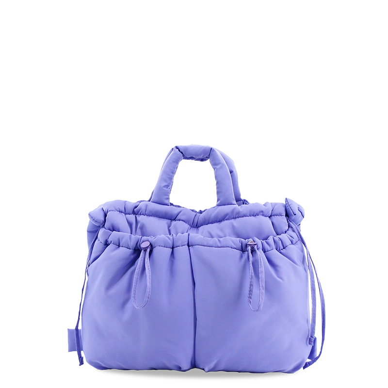 Puffy Tote in Purple - JWorldstore