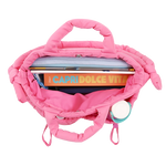 Puffy Tote in Pink - JWorldstore