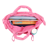 Puffy Tote in Pink - JWorldstore
