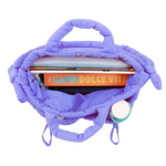 Puffy Tote in Purple - JWorldstore