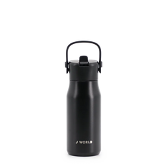 Flowee 14oz Insulated Water Bottle in Black - JWorldstore
