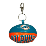 Miami Dolphins NFL Softee Football Keychain - JWorldstore