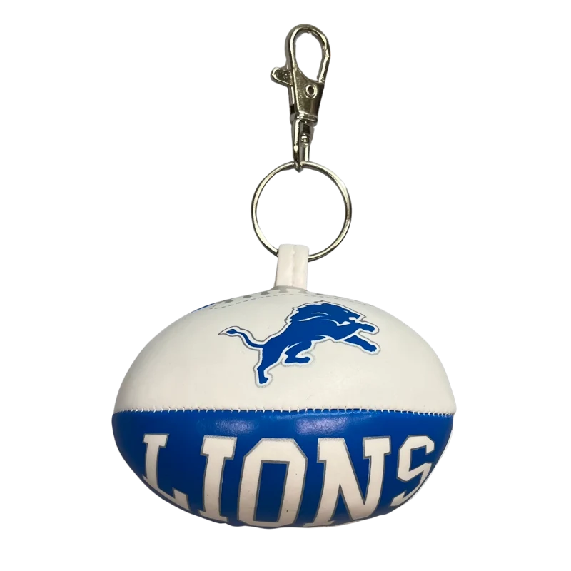 Detroit Lions NFL Softee Football Keychain - JWorldstore