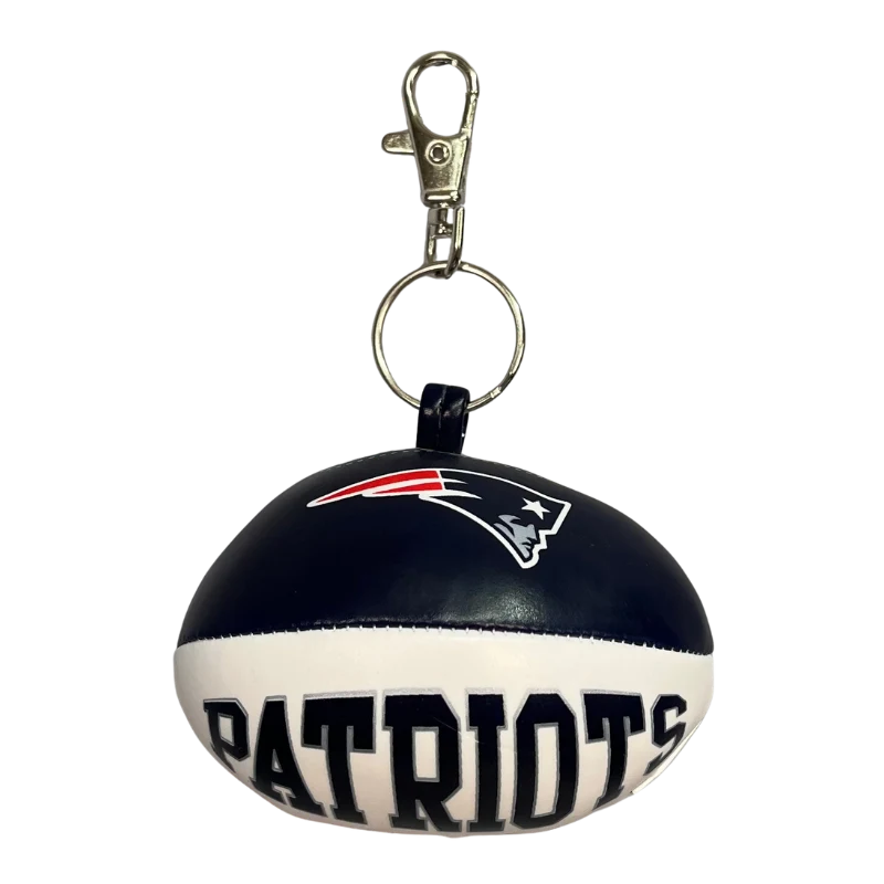 New England Patriots NFL Softee Football Keychain - JWorldstore