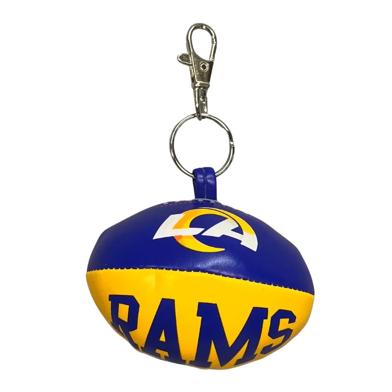 Los Angeles Rams NFL Softee Football Keychain - JWorldstore