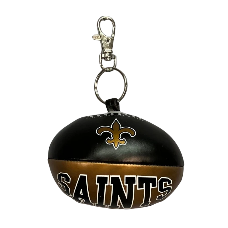 New Orleans Saints NFL Softee Football Keychain - JWorldstore