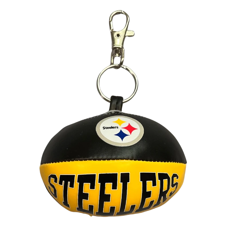 Pittsburg Steelers NFL Softee Football Keychain - JWorldstore
